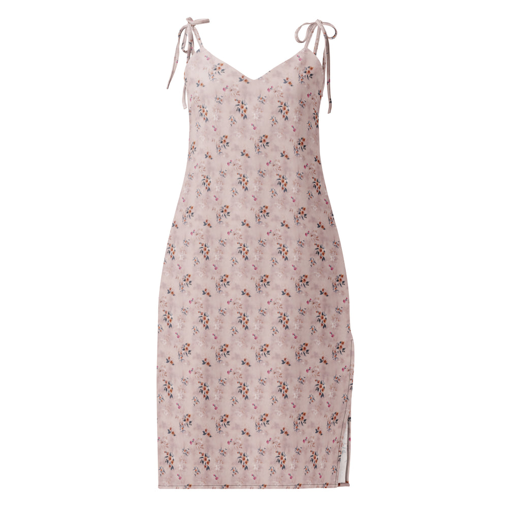 Tie-strap midi dress