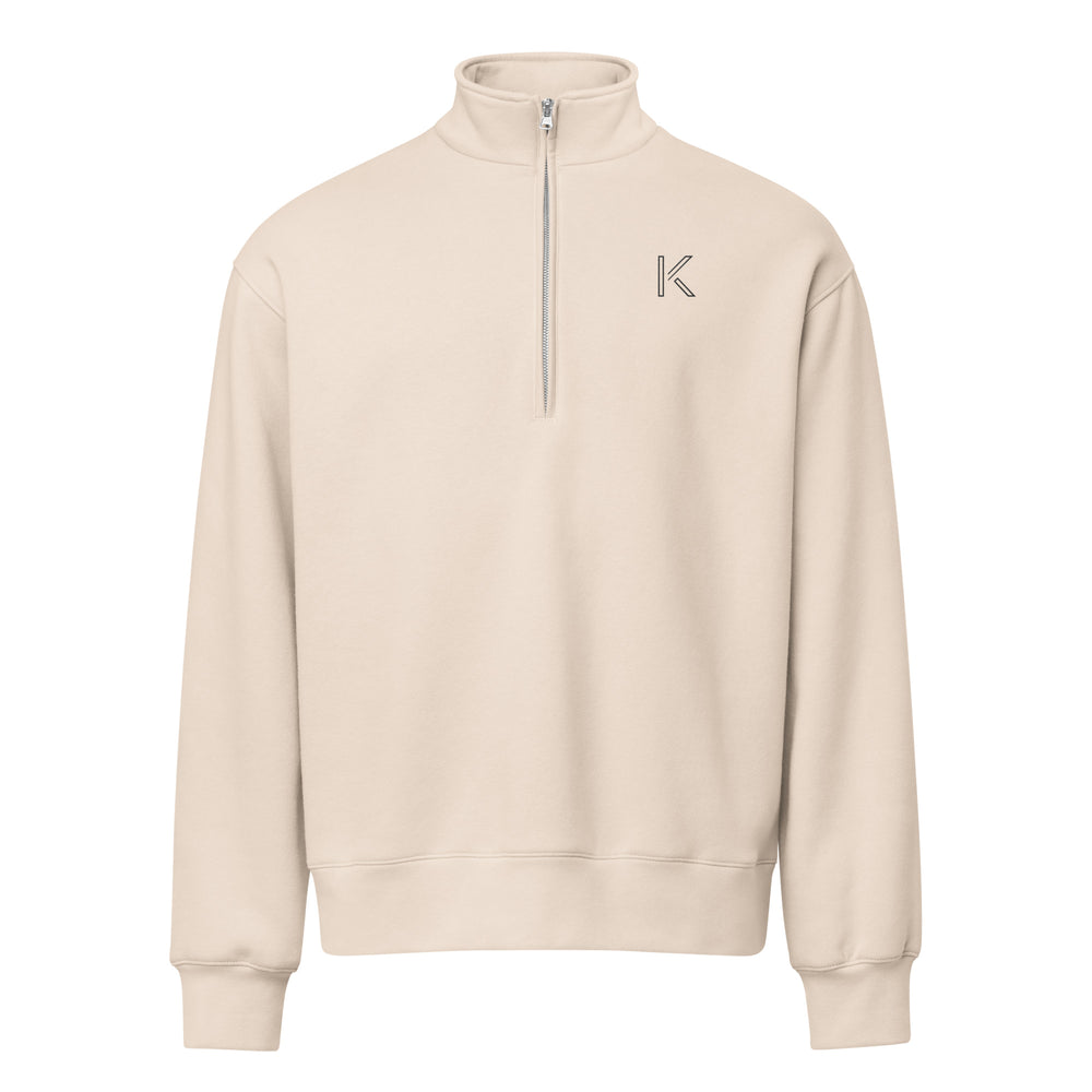 Unisex half-zip pullover