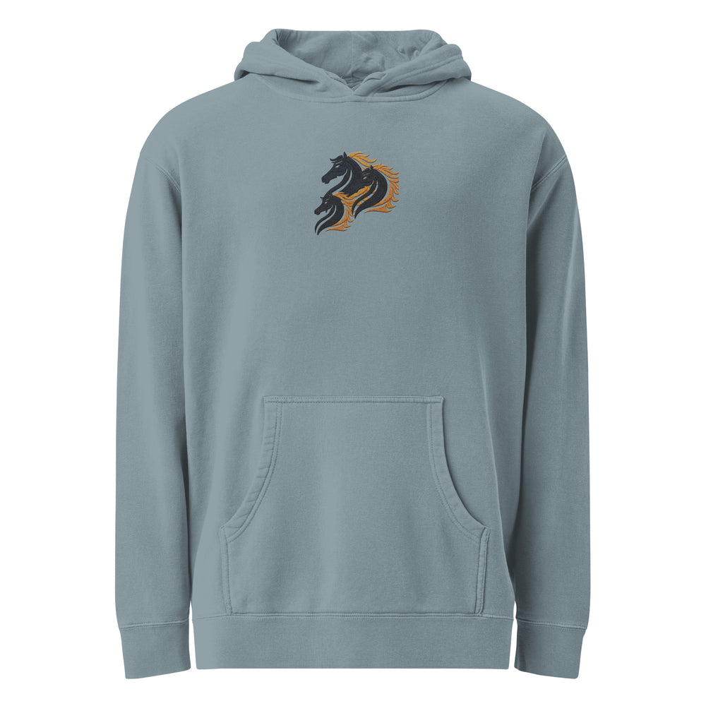 Unisex pigment-dyed hoodie